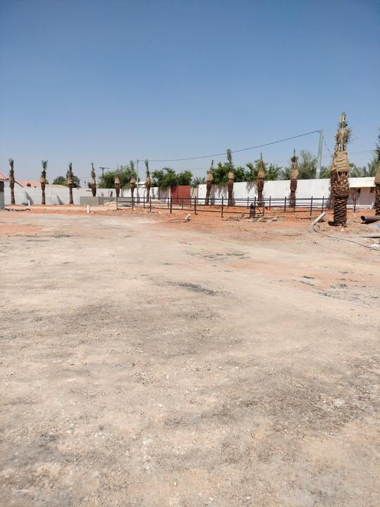 الميدان الرملي بعد أعمال التسوية