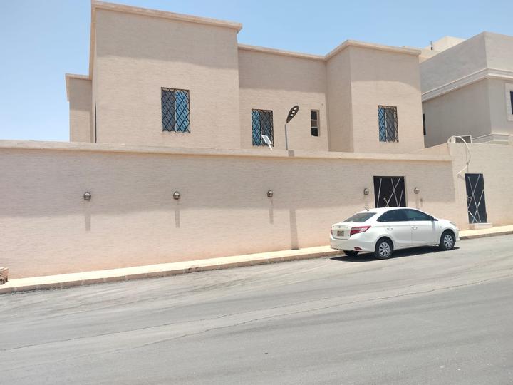 الواجهة الجانبية والسور قبل بدء التنفيذ
